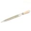 Diamant cabinetrasp halfrond spits met heft - 25-cm