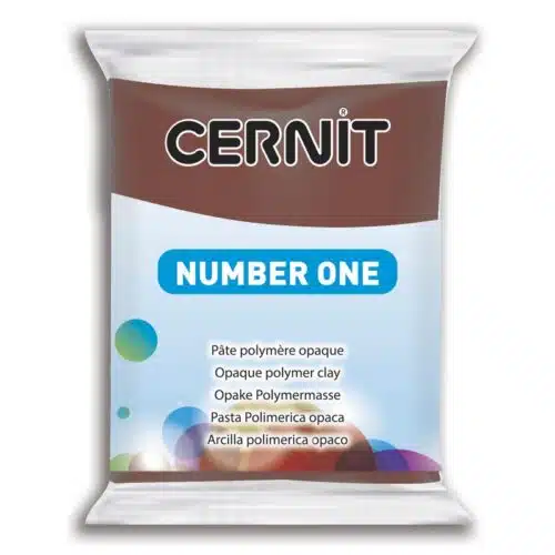 Cernit nr.1 bruin 250 gram