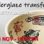 Demonstratie onderglazuurtransfers - za 8 november - HERTEN - 10-30u-12-00u