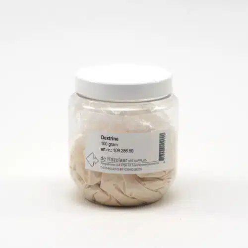 Dextrine (craquelé effect op bladgoud)