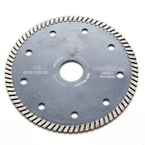 Diamantzaagblad Ø 150 mm Turbo DS blauw met flens