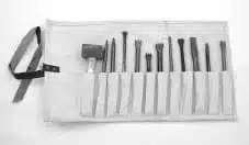 Gereedschapstas 10-d ecru met handgreep