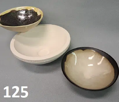 Gips gietmal UM125 schaal/kom Ø 29 cm, h 11 cm, bodem 6,5 cm