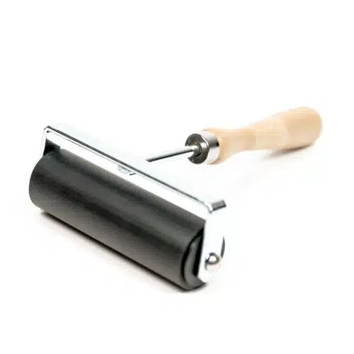 Kleiroller, rubber 10 cm breed