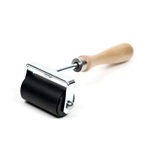 Kleiroller, rubber 5 cm breed