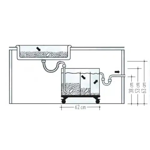 Kleislib separatiecontainer (zonder deksel)