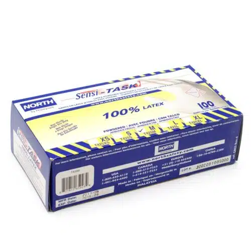 Latex handschoenen gepoeder L