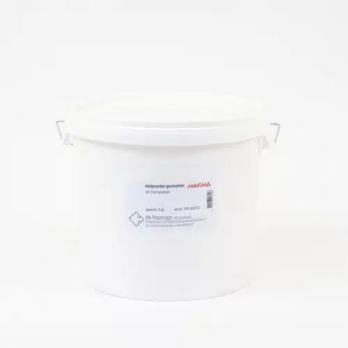 Magma kleipoeder wit/transparant porselein