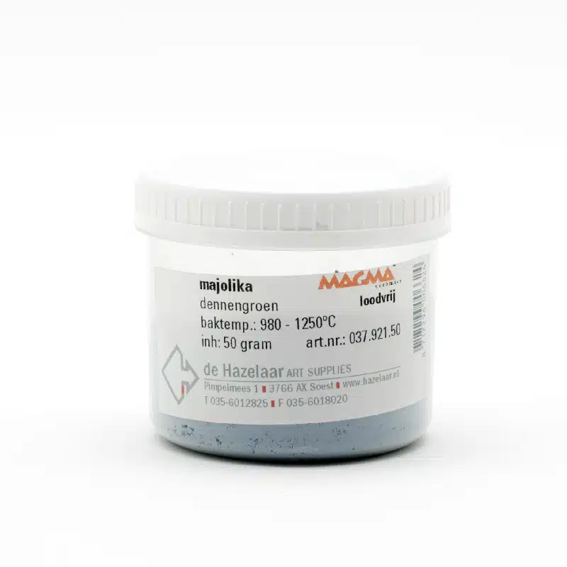 Magma majolika dennengroen