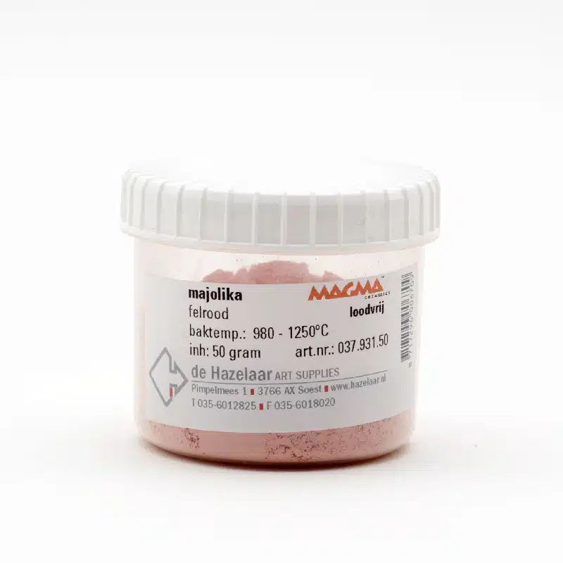 Magma majolika felrood