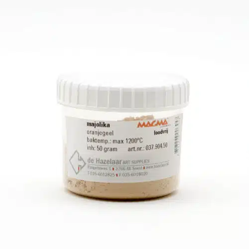 Magma majolika oranjegeel