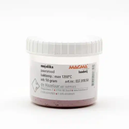 Magma majolika paarsrood