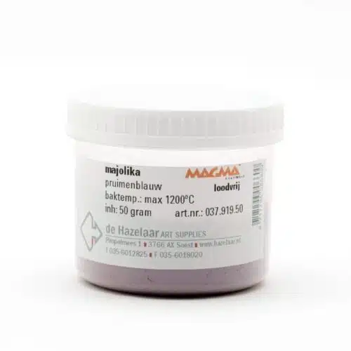 Magma majolika pruimenblauw