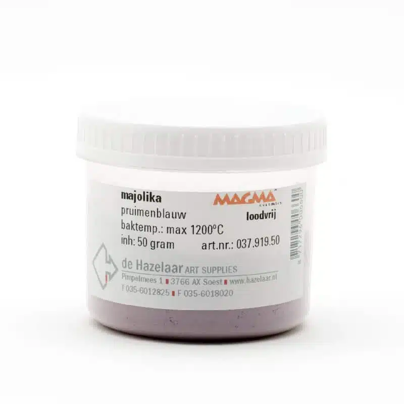 Magma majolika pruimenblauw