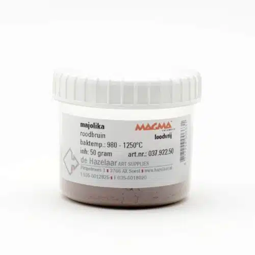 Magma majolika roodbruin