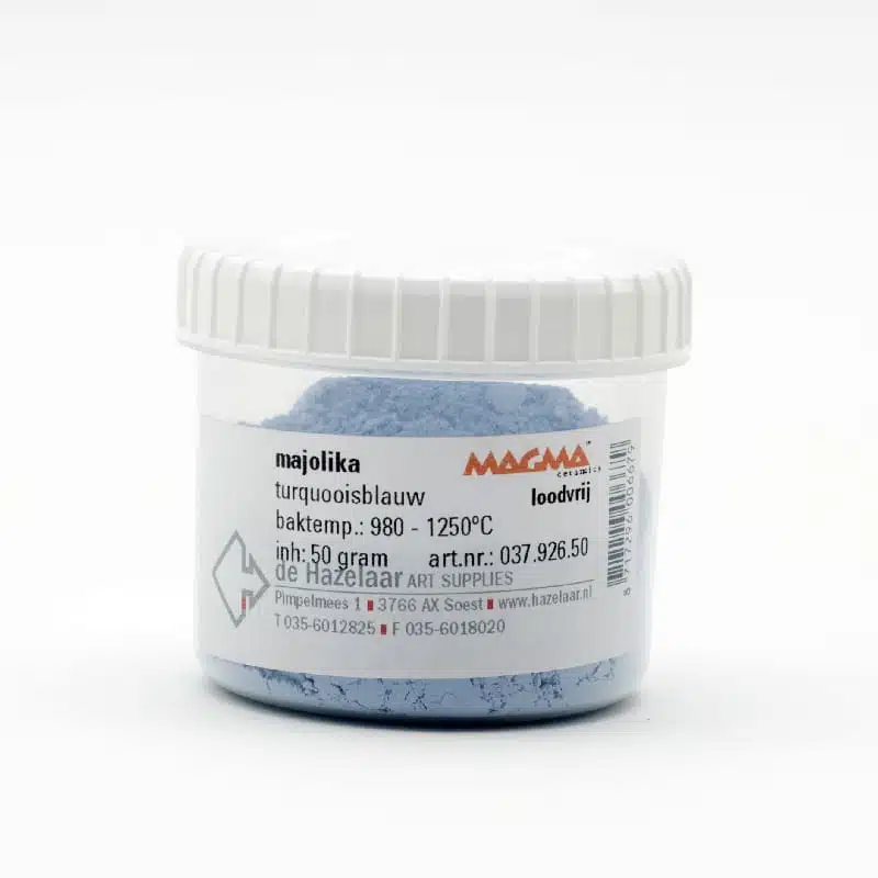 Magma majolika turkoiseblauw