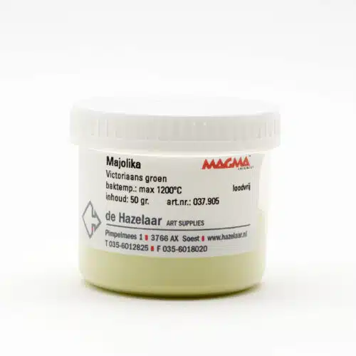 Magma majolika victoriaans groen