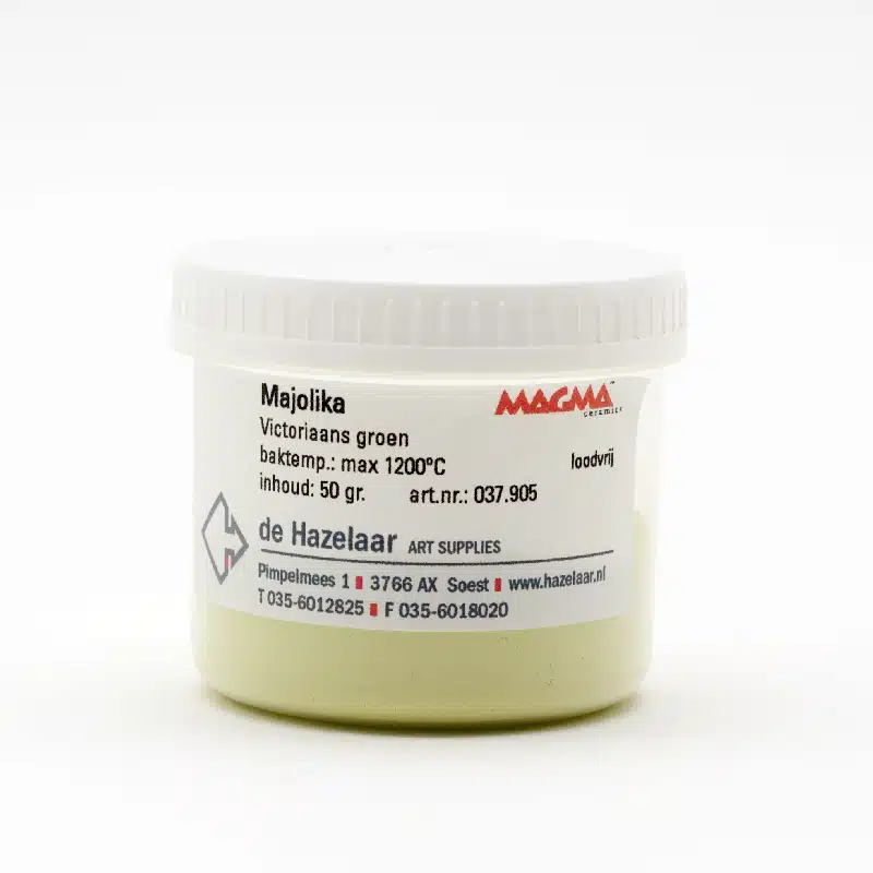 Magma majolika victoriaans groen