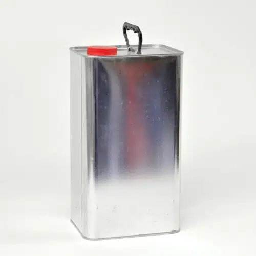 Metalen blik - 5 liter+dop rechthoekig