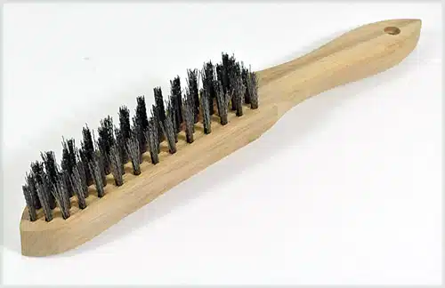 RVS-draadborstel 5-rij gegolfd