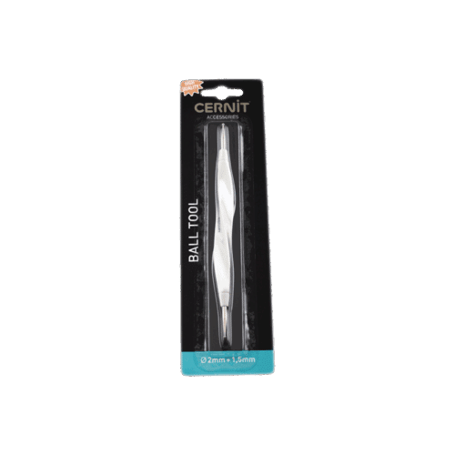 Spatel metaal 2 bolletjes, 1,5 mm en 2 mm