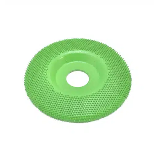 Tungstencarbide schijf 22.2 mm vlak, grof groen vlak