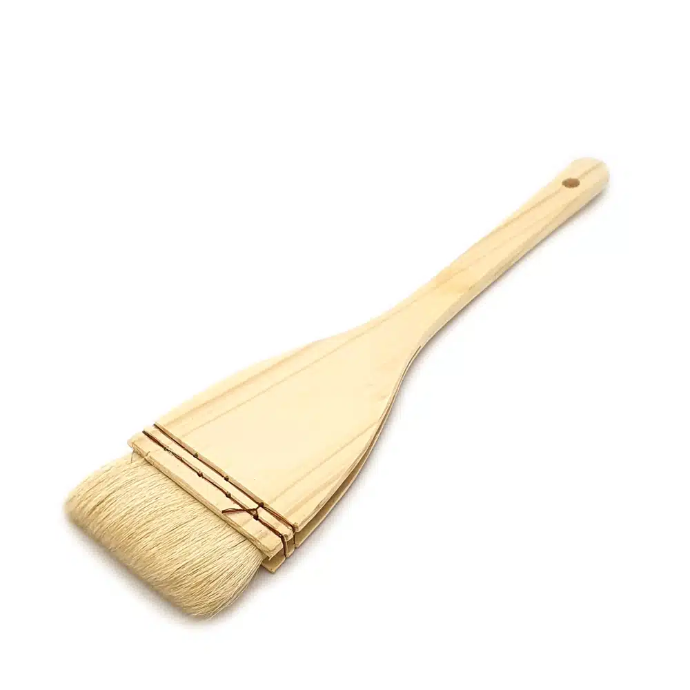 Hake kwast geitenhaar wit 7,5 cm