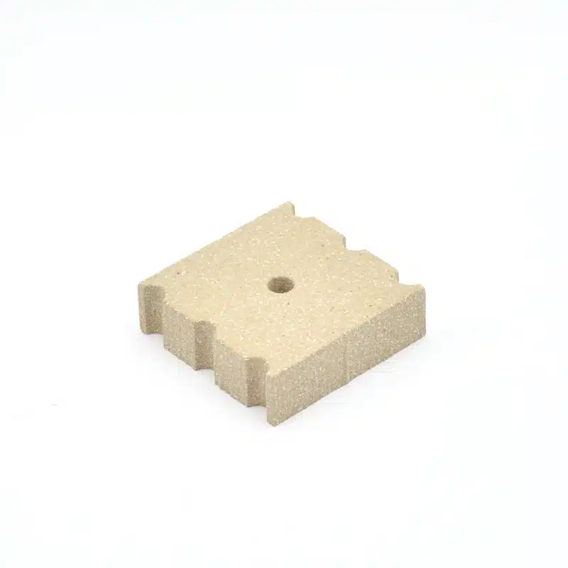 Keramisch plaatje met sparing Ø 8 mm( zonder buisje)